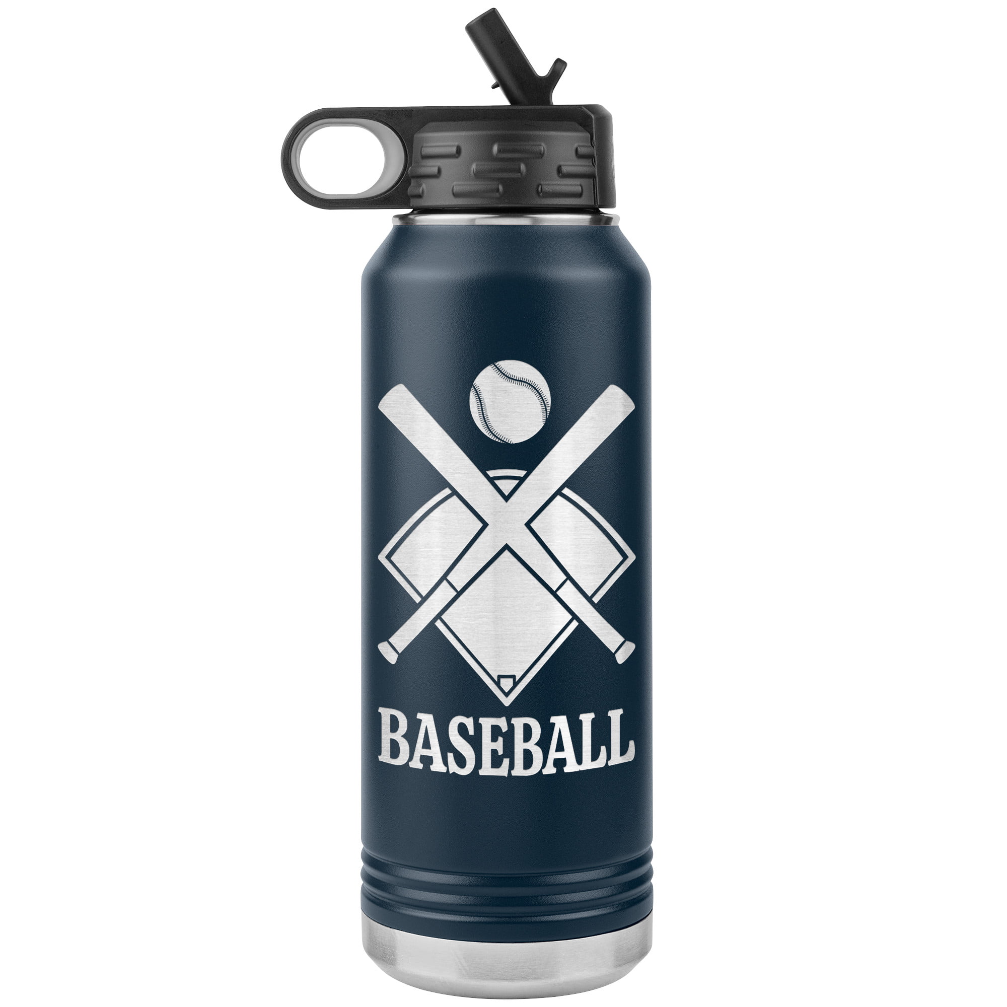 personalized baseball bottle navy 1 1