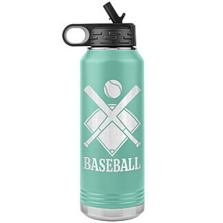 Stainless Steel Baseball Water Bottle