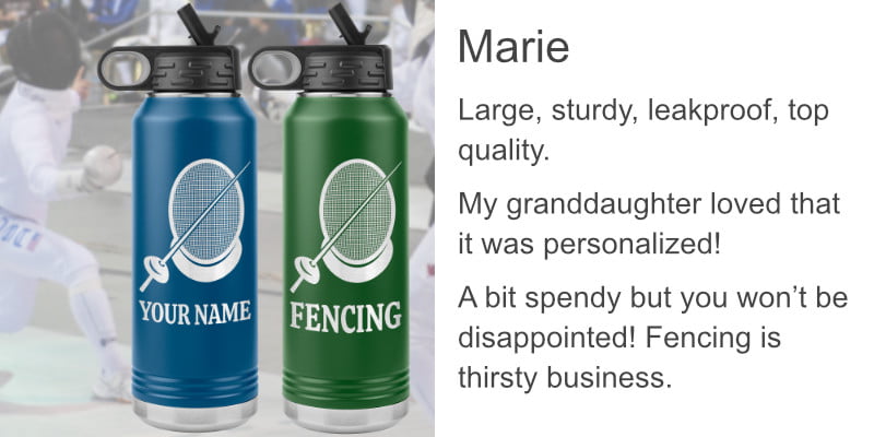 Water bottle testimonial