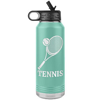 Tennis Water Bottle 52 Personalized Tennis Water Bottle Navy