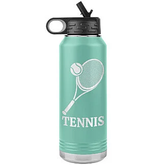 Tennis Water Bottle 52 Personalized Tennis Water Bottle Navy