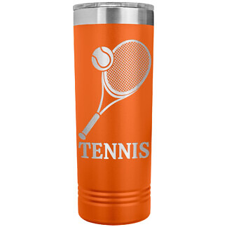 Tennis Skinny Tumbler 53 Personalized Tennis Tumbler with Player Name
