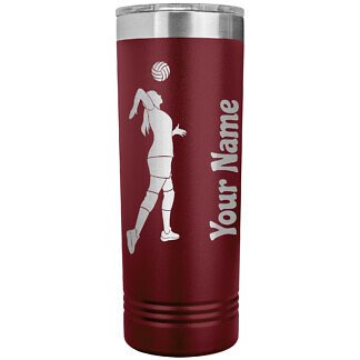 Volleyball Girl Tumbler 52 Personalized Gift for Volleyball Girl - Stainless Steel Tumbler