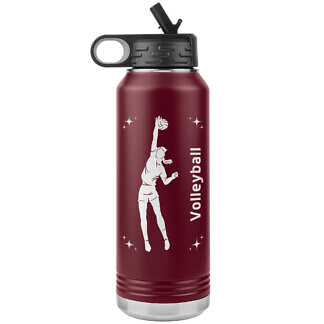 Volleyball Girl Water Bottle 52 Volleyball Water Bottle for Girl Player