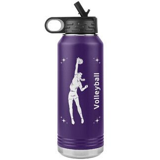 Volleyball Girl Water Bottle 54 Custom Volleyball Water Bottle for Girls