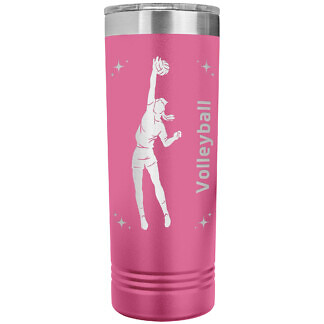 Volleyball Girl Tumbler 52 Personalized Stainless Steel Tumbler for Volleyball Girl