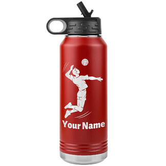 Volleyball Hit Water Bottle 52 Custom Volleyball Water Bottle