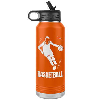 Basketball Player Water Bottle 52 Personalized Basketball Player Water Bottle