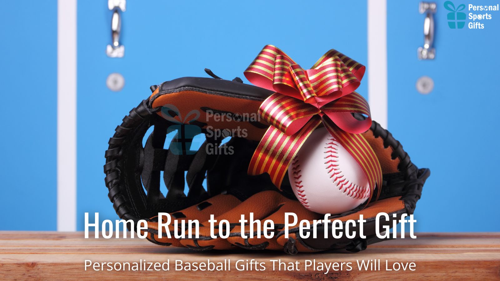 Baseball Glove With Gift Bow