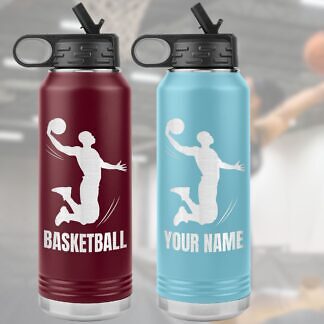 basketball dunk shot water bottle